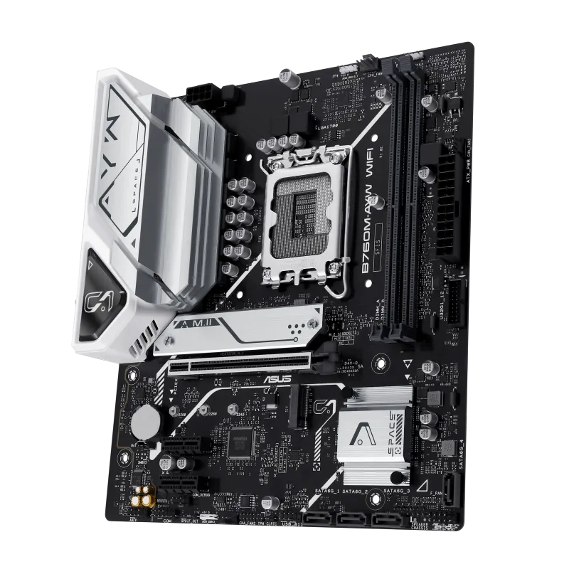 Asus Motherboard B760M AYW WIFI DDR5 For Intel 12th | 13th | 14th Gen view 3